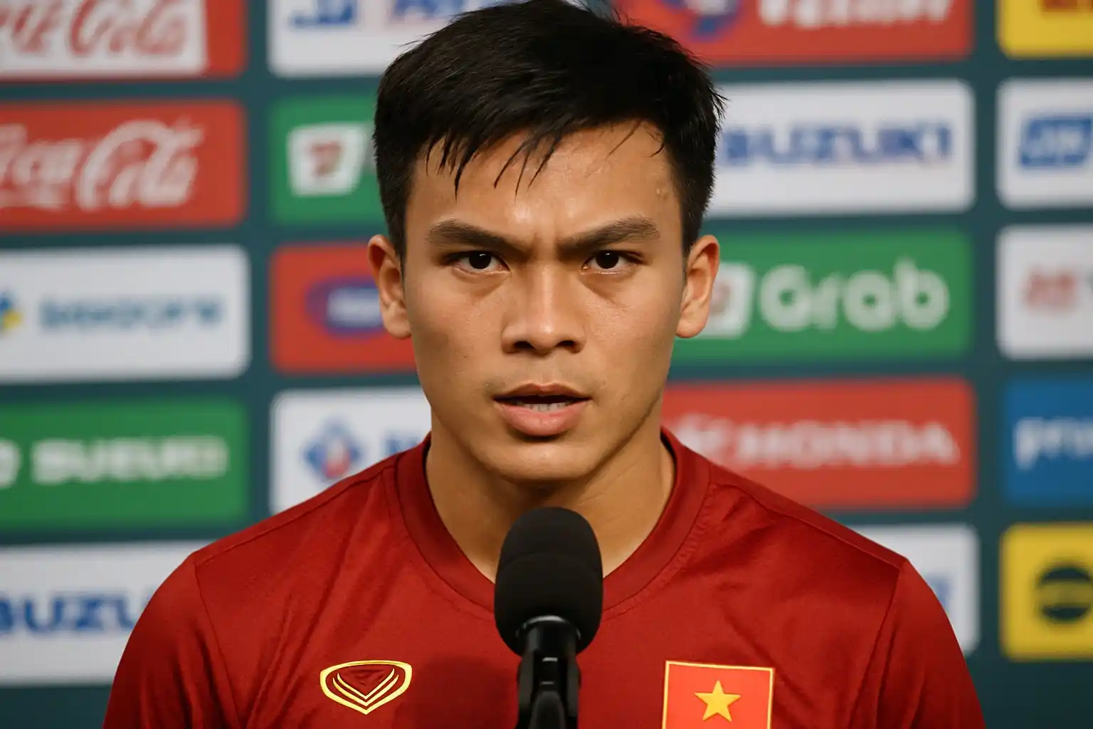 Văn Khang phát biểu sau trận, ánh mắt quyết liệt